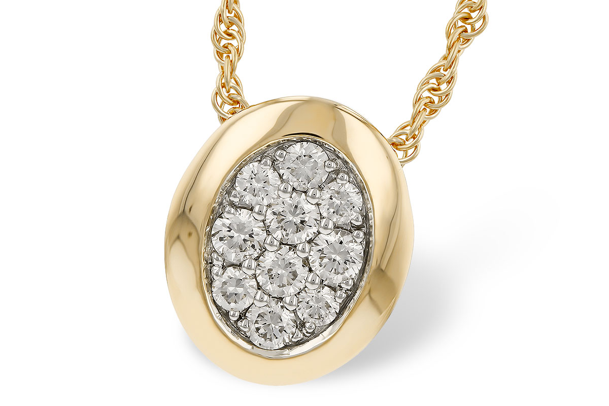 B320-79284: NECKLACE .25 TW