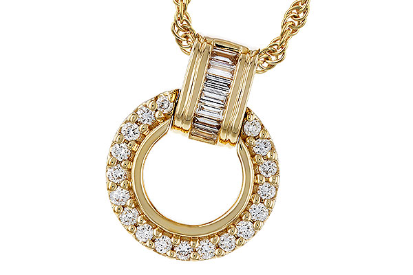 B320-81175: NECKLACE .12 BAG .33 TW