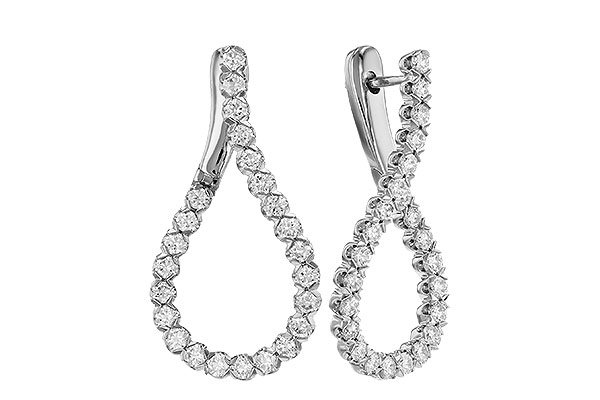 B321-63866: EARRINGS 1.50 TW