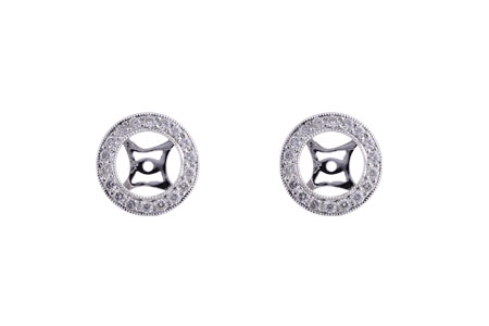 C229-87475: EARRING JACKET .32 TW (FOR 1.50-2.00 CT TW STUDS)