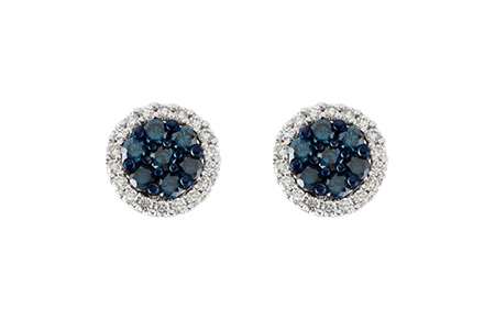 C233-50202: EARR .45 BLUE DIA .70 TW