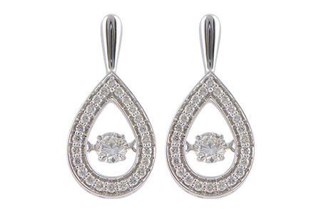 C234-38366: EARRINGS .59 TW