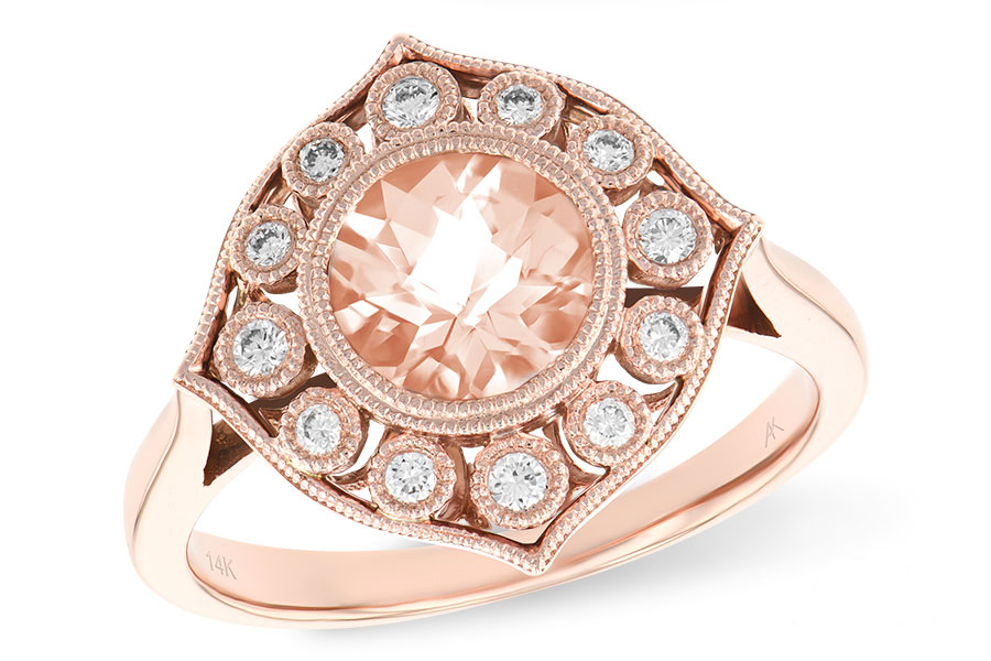 C234-40202: LDS RG .90 MORGANITE 1.05 TW