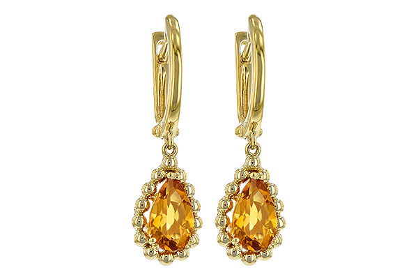 C235-31157: EARR 1.40 CITRINE TW