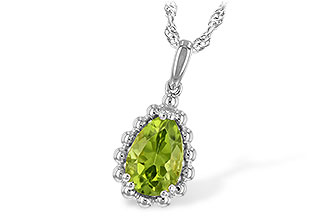 C235-31166: NECKLACE 1.30 CT PERIDOT