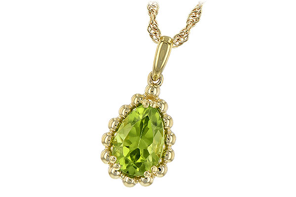 C235-31166: NECKLACE 1.30 CT PERIDOT