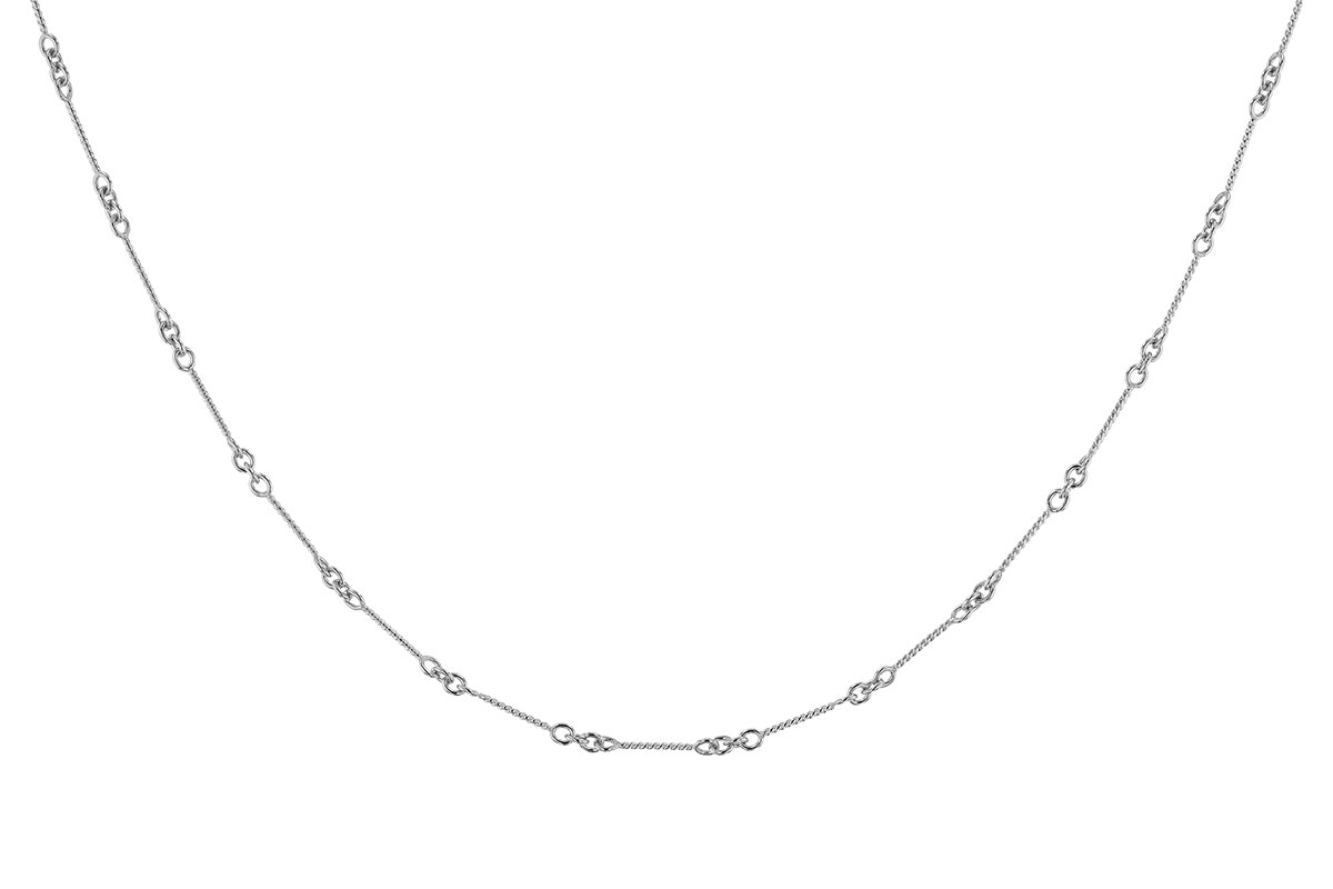 C319-87502: TWIST CHAIN (24IN, 0.8MM, 14KT, LOBSTER CLASP)