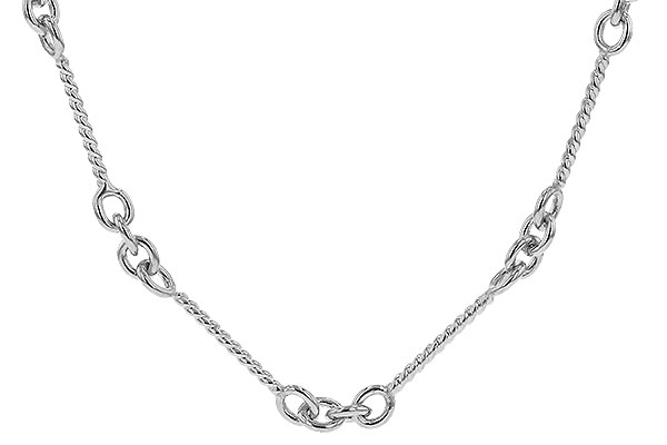 C319-87502: TWIST CHAIN (24IN, 0.8MM, 14KT, LOBSTER CLASP)