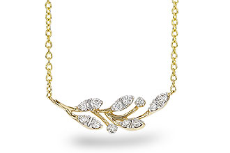 C320-75638: NECKLACE .32 TW (18")