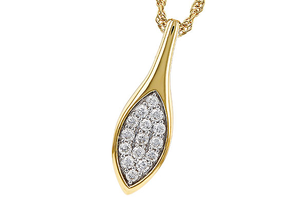 C320-79357: NECKLACE .20 TW