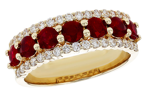 C321-63857: L234-39347 W/RUBY 1.26 TW RUBY 1.70 TGW