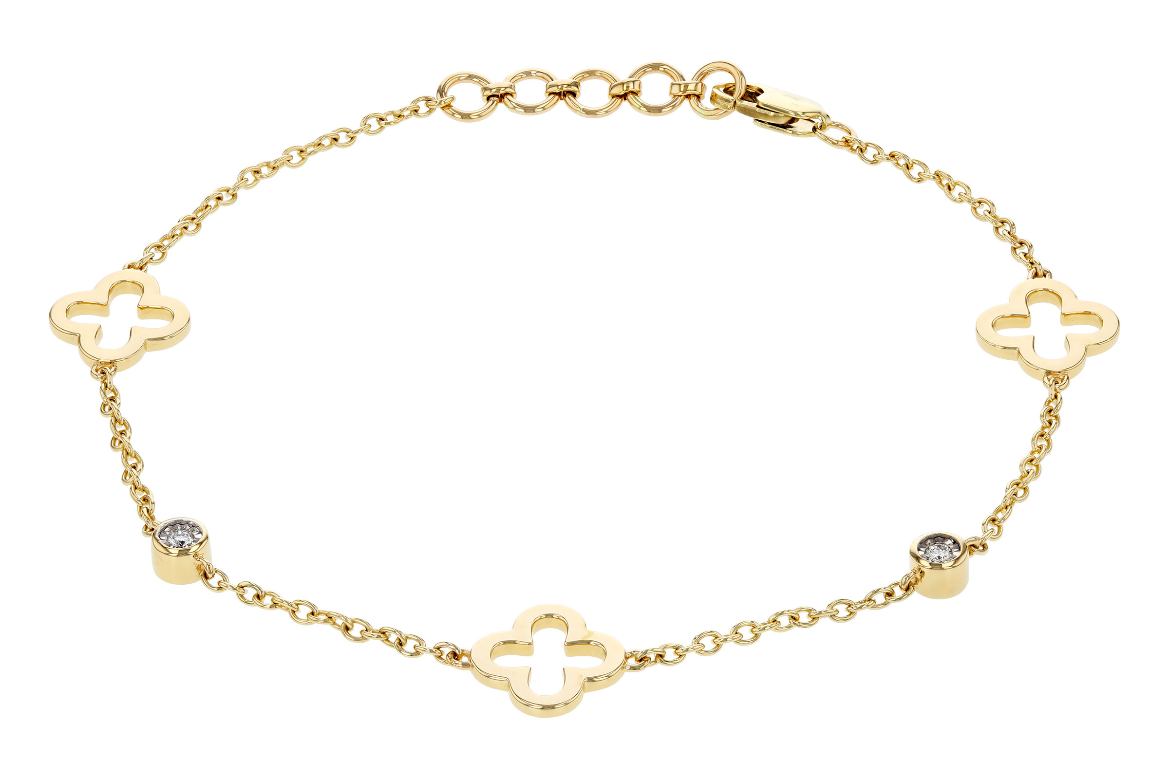 C321-64775: BRACELET .06 TW (7.25")