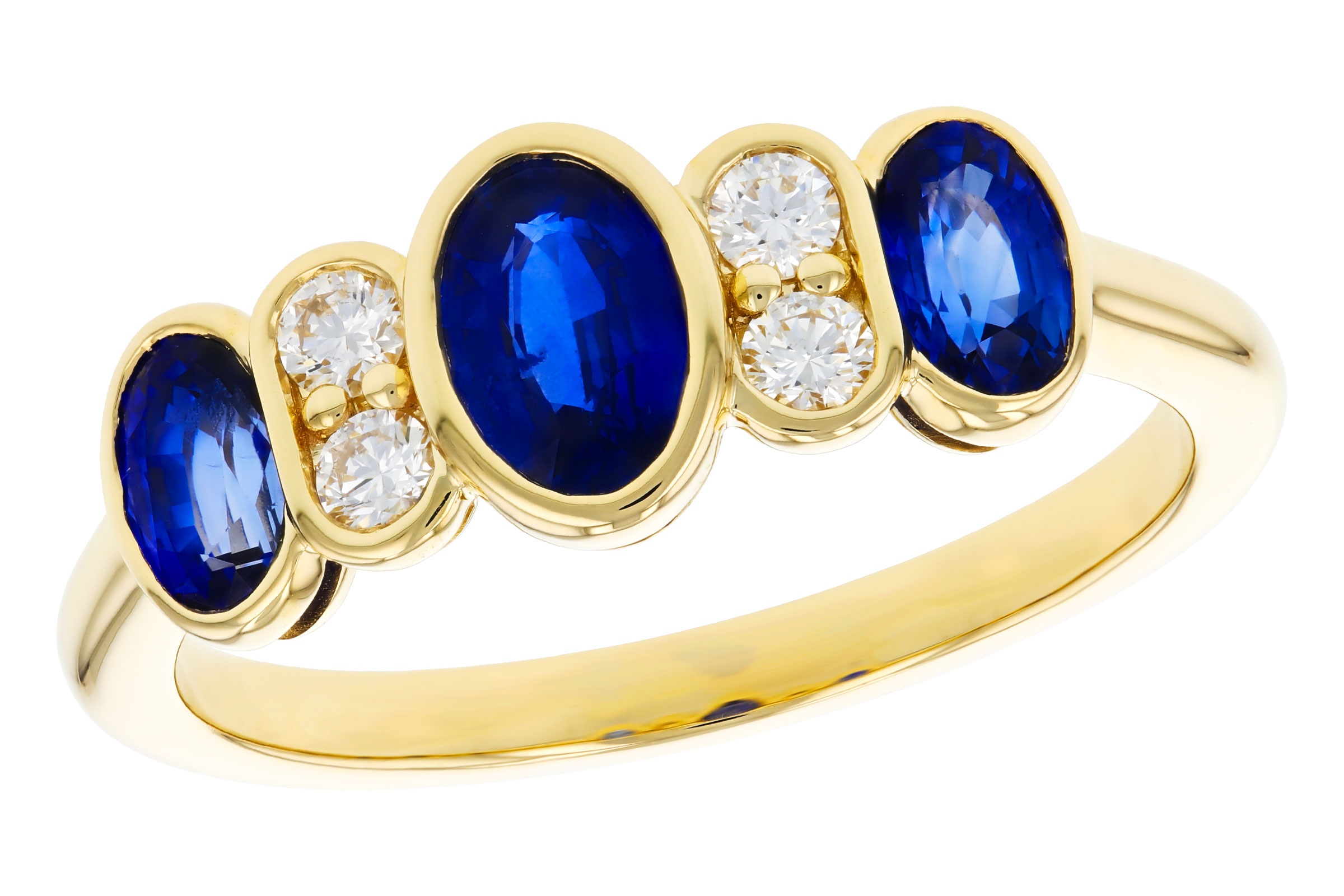 C321-65675: LDS RG 1.18 TW SAPPHIRE 1.33 TGW