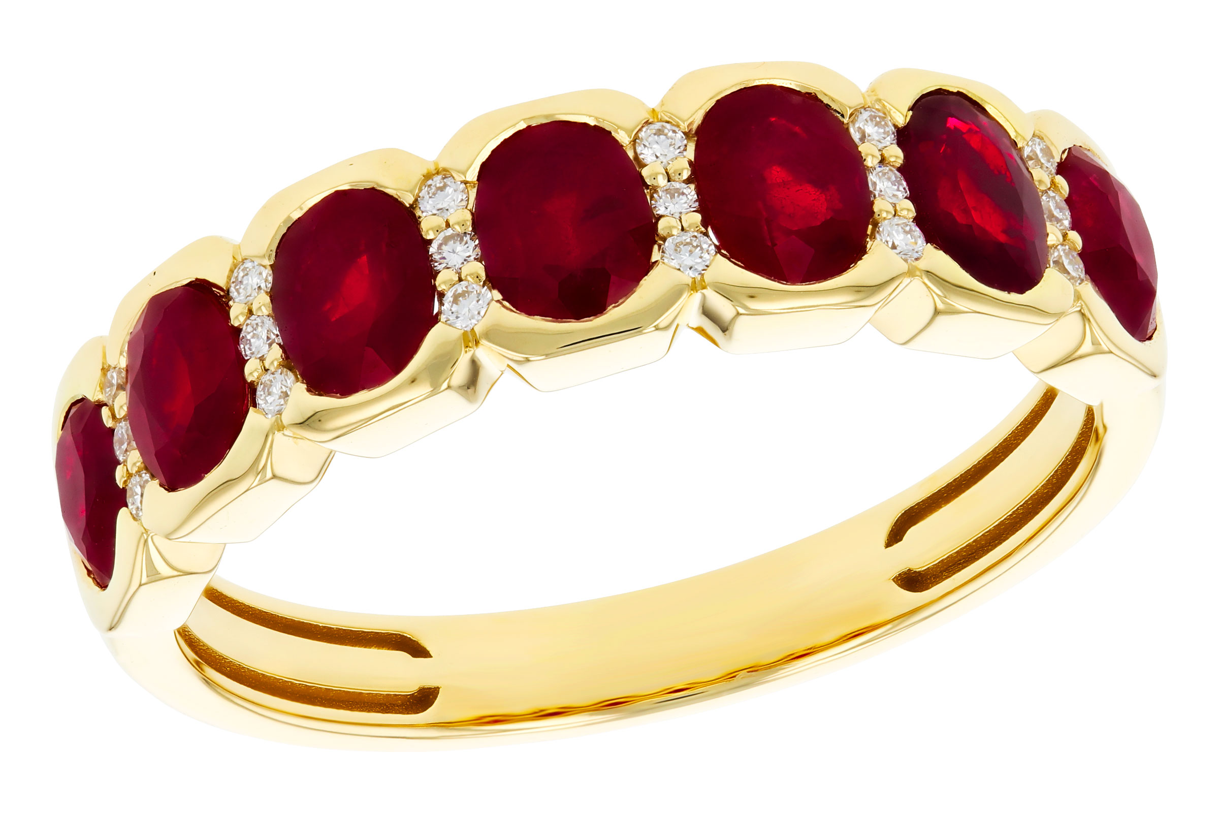 C321-65720: LDS WED RG 1.45 TW RUBY 1.52 TGW