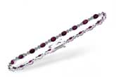 D229-90202: BRACELET 4.08 RUBY 4.55 TGW