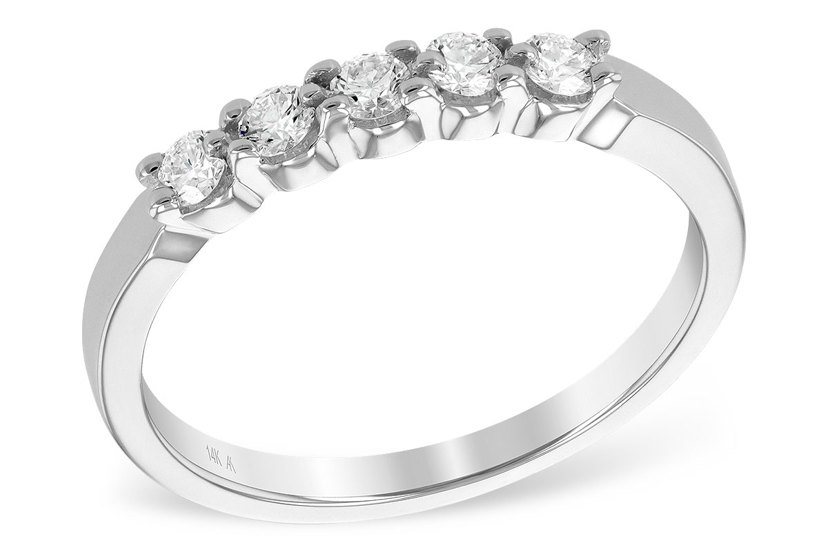 D231-67466: LDS DIA WED RG .25 TW (5 STONES)