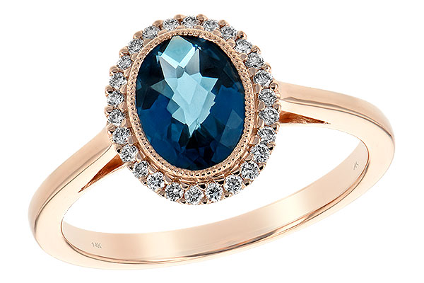 D235-28384: LDS RG 1.27 LONDON BLUE TOPAZ 1.42 TGW