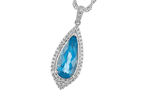 D235-30202: NECK 2.40 BLUE TOPAZ 2.65 TGW