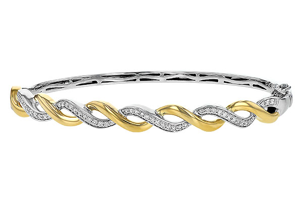 D235-32047: BANGLE BRACELET .42 TW