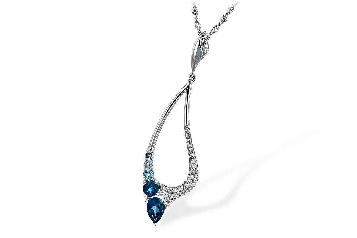 D235-33829: NECK .83 BLUE TOPAZ 1.00 TGW