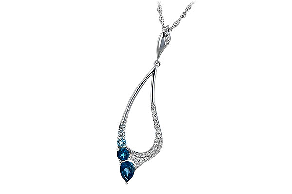 D235-33829: NECK .83 BLUE TOPAZ 1.00 TGW