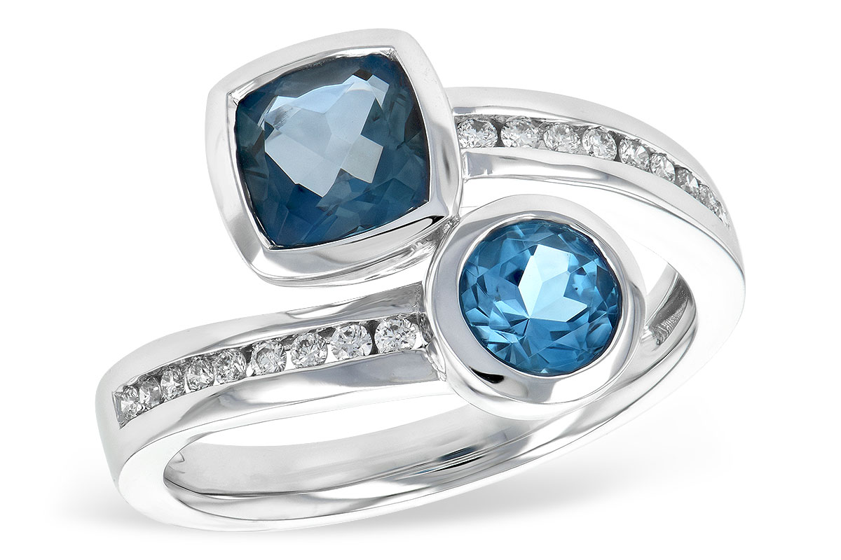 D235-35711: LDS RG 1.55 TW BLUE TOPAZ 1.70 TGW
