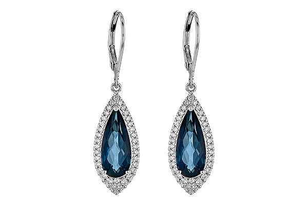 D236-19275: EARR 5.05 LONDON BLUE TOPAZ 5.42 TGW