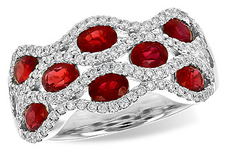 D236-23884: LDS WED RG 1.80 TW RUBY 2.18 TGW
