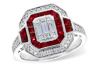 D318-97475: LDS RG 1.02 TW RUBY 1.42 TGW