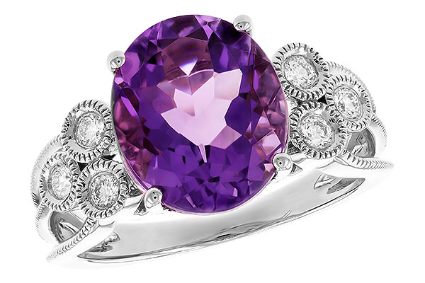D319-86602: LDS RG 3.90 AMETHYST 4.16 TW (12x10 AMY)
