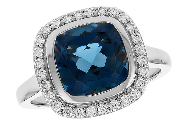 D319-88393: LDS RG 3.85 LONDON BLUE TOPAZ 4.15 TGW (9MM LBT)