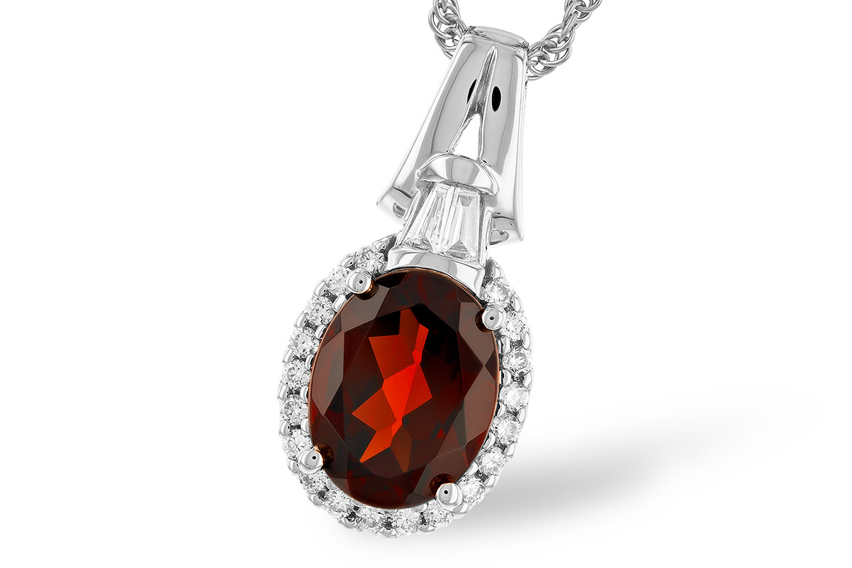 D319-88402: NECK 1.82 GARNET 2.02 TGW (9x7MM GAR)