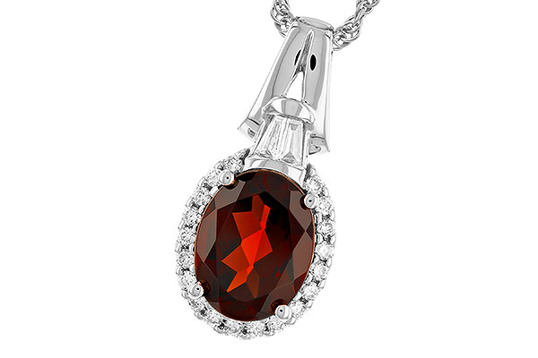 D319-88402: NECK 1.82 GARNET 2.02 TGW (9x7MM GAR)