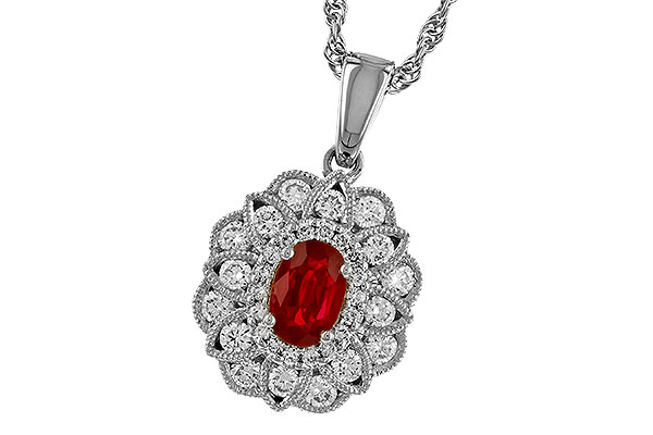 D319-89302: NECK .55 RUBY TW 1.07 TGW (6x4MM RUBY)