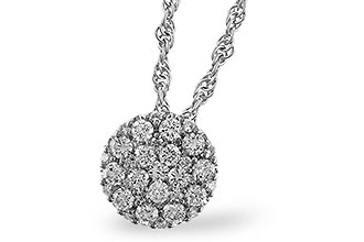 D320-75638: NECKLACE .25 TW