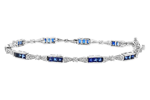 D320-78402: BRACELET 2.10 SAPPHIRE 2.75 TGW (7")