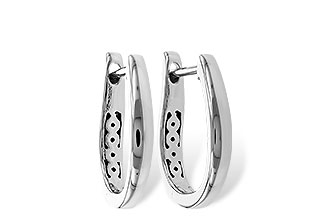 D320-78429: GOLD EARRINGS (15MM)