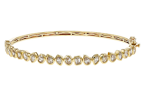 D320-80229: BANGLE 1.65 TW FANCY CUT DIAS