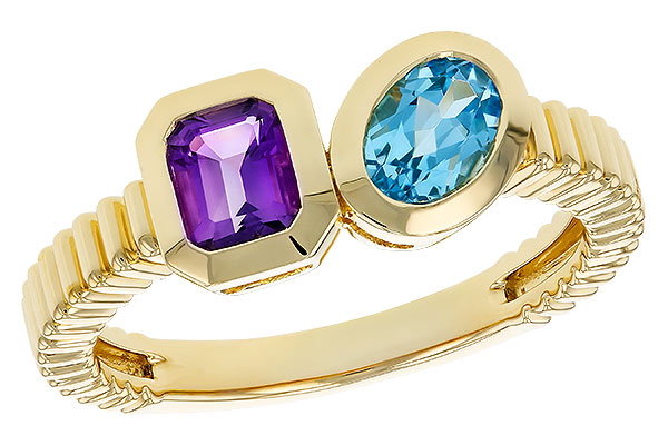 D320-81111: LDS RG .82 TW SEMI-PRECIOUS (AMY,SWISS BT)