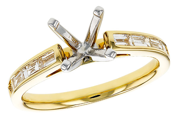 D321-63829: LDS SEMI DIA RG .38 TW BAGUETTES