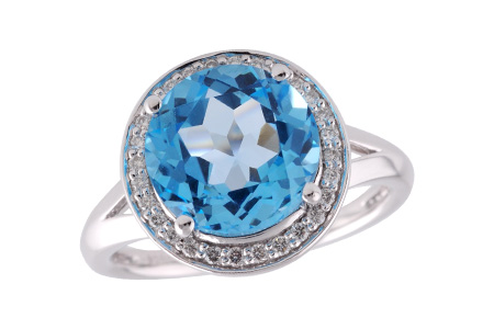 E233-48447: LDS RG 4.17 BLUE TOPAZ 4.32 TGW