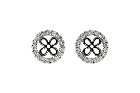 E233-49293: EARRING JACKETS .30 TW (FOR 1.50-2.00 CT TW STUDS)