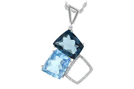 E234-42938: NECK 10.60 BLUE TOPAZ 10.73 TGW