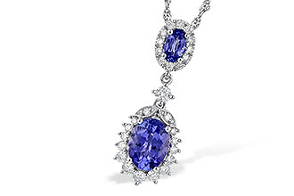 E236-23902: NECK 1.26 TW TANZANITE 1.60 TGW