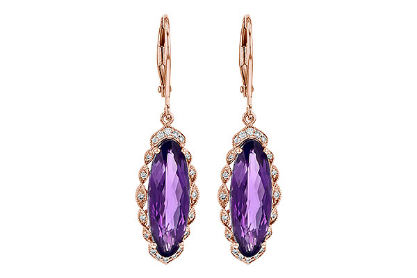 E236-25638: EARR 4.75 AMETHYST 4.90 TGW