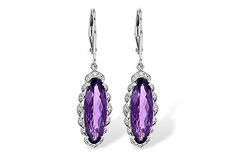 E236-25638: EARR 4.75 AMETHYST 4.90 TGW