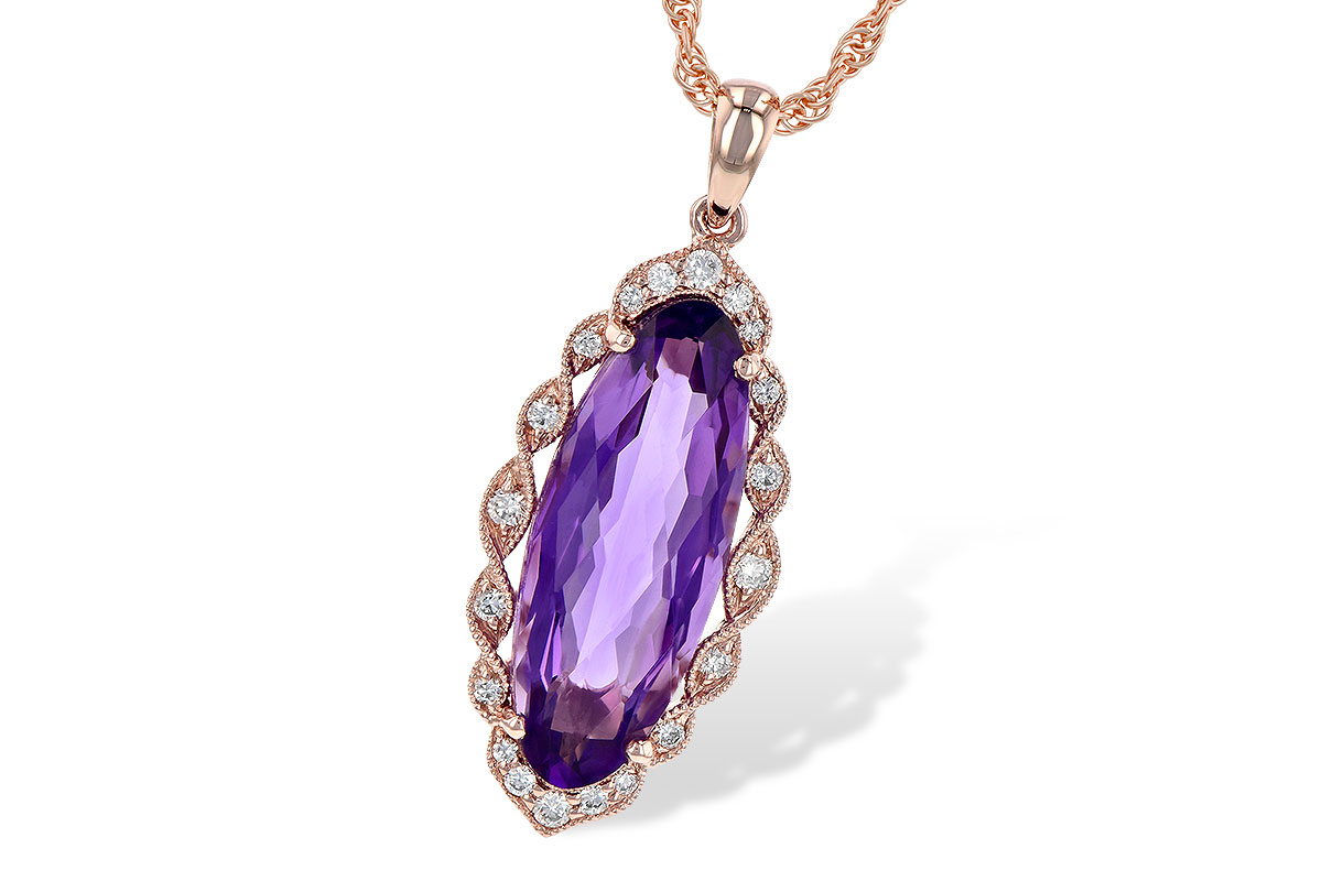 E236-25647: NECK 3.60 AMETHYST 3.74 TGW