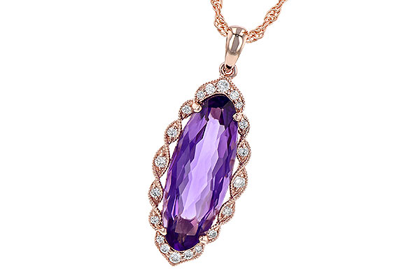 E236-25647: NECK 3.60 AMETHYST 3.74 TGW