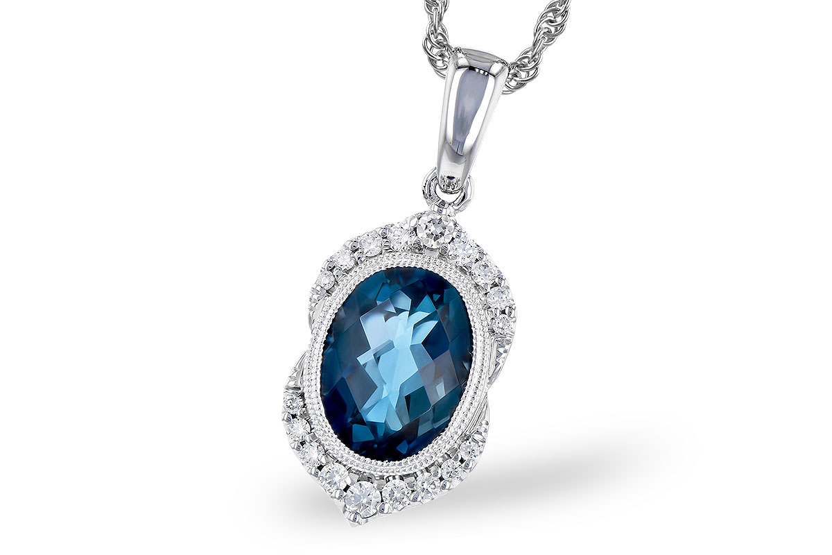 E318-99338: NECK 1.96 LONDON BLUE TOPAZ 2.10 TGW