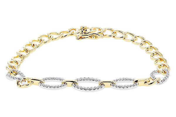 E319-83856: BRACELET .75 TW (INCLUDES BAR LINKS)